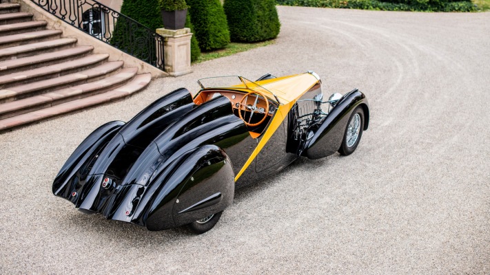 Bugatti Type 57 Roadster Grand Raid 1934. Desktop wallpaper