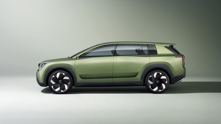 Skoda Vision 7S Concept 2022. Desktop wallpaper