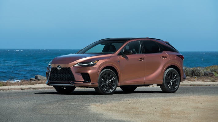 Lexus RX 350h USA Version 2023. Desktop wallpaper