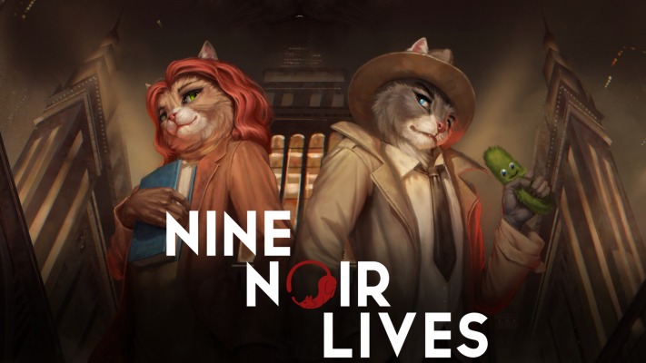 Nine Noir Lives. Desktop wallpaper