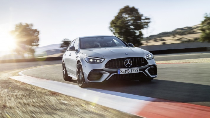 Mercedes-AMG C 63 S E Performance 2023. Desktop wallpaper