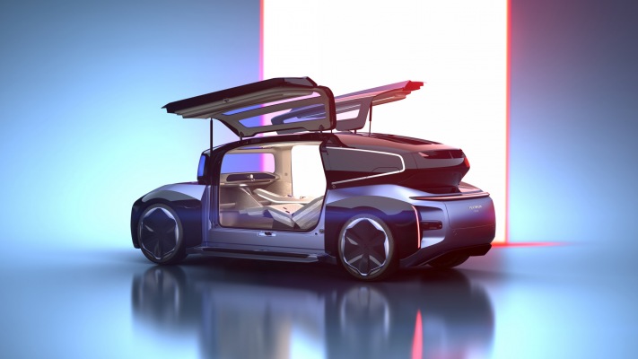Volkswagen Gen.Travel Concept 2022. Desktop wallpaper
