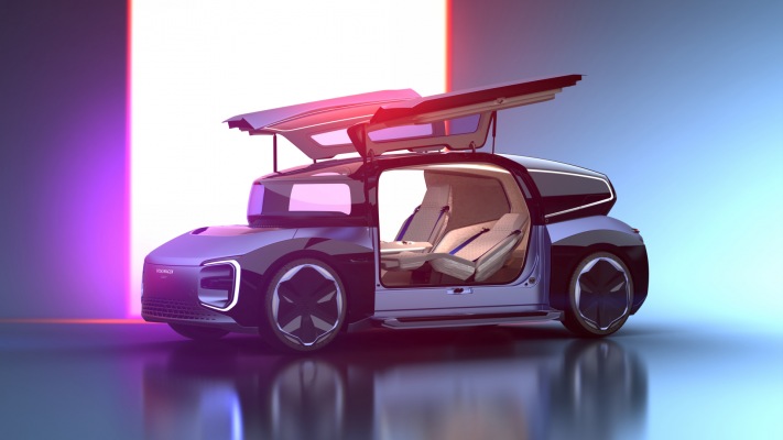 Volkswagen Gen.Travel Concept 2022. Desktop wallpaper