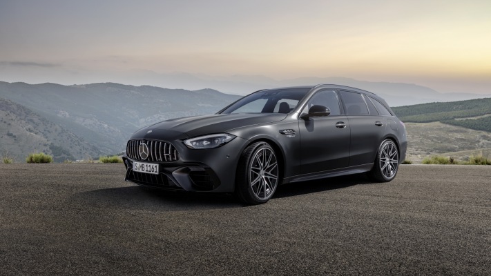 Mercedes-AMG C 63 S E Performance Estate 2023. Desktop wallpaper