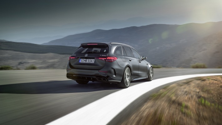 Mercedes-AMG C 63 S E Performance Estate 2023. Desktop wallpaper