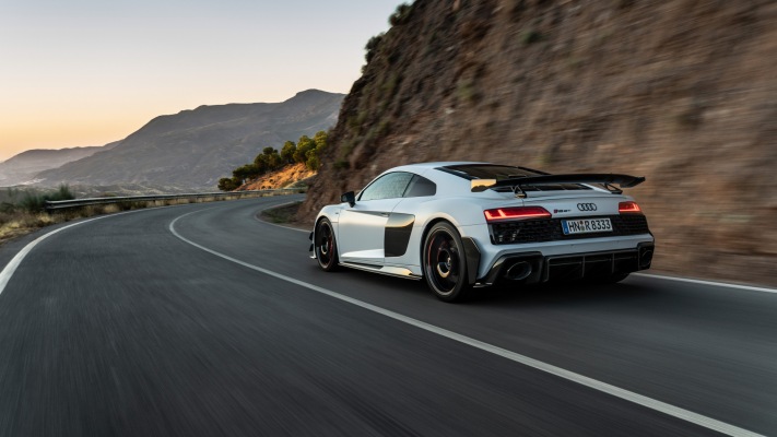 Audi R8 Coupe V10 GT RWD 2023. Desktop wallpaper