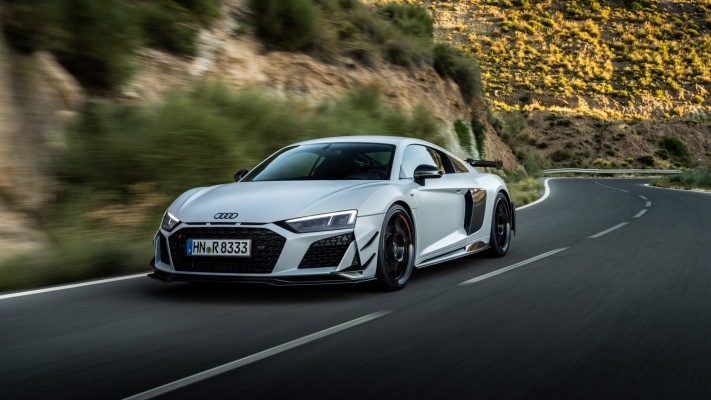 Audi R8 Coupe V10 GT RWD 2023. Desktop wallpaper