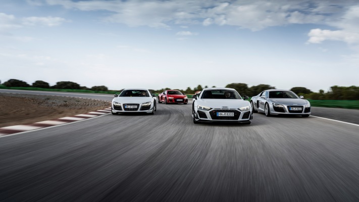 Audi R8 Coupe V10 GT RWD 2023. Desktop wallpaper