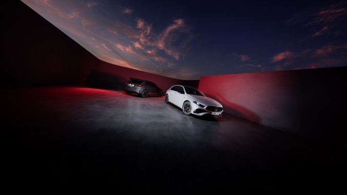 Mercedes-AMG A 35 4MATIC 2023. Desktop wallpaper