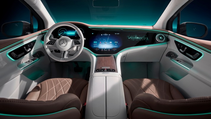 Mercedes-Benz EQE SUV 2024. Desktop wallpaper