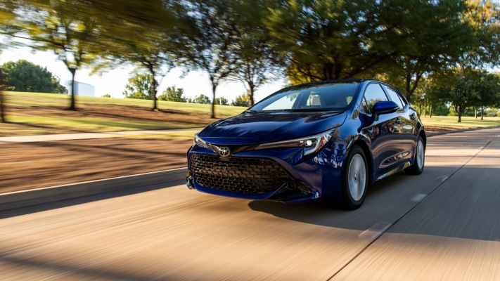 Toyota Corolla Hatchback SE USA Version 2023. Desktop wallpaper