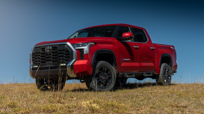 Toyota Tundra TRD Lift Kit 2023. Desktop wallpaper