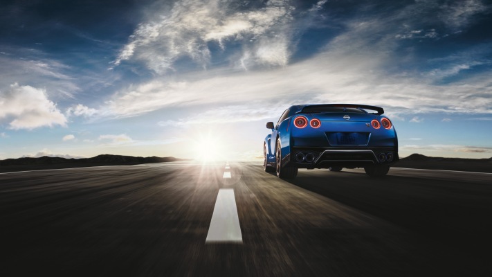 Nissan GT-R USA Version 2023. Desktop wallpaper