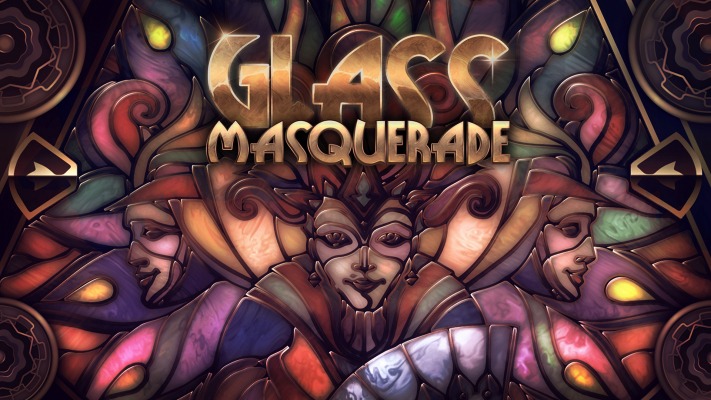 Glass Masquerade. Desktop wallpaper