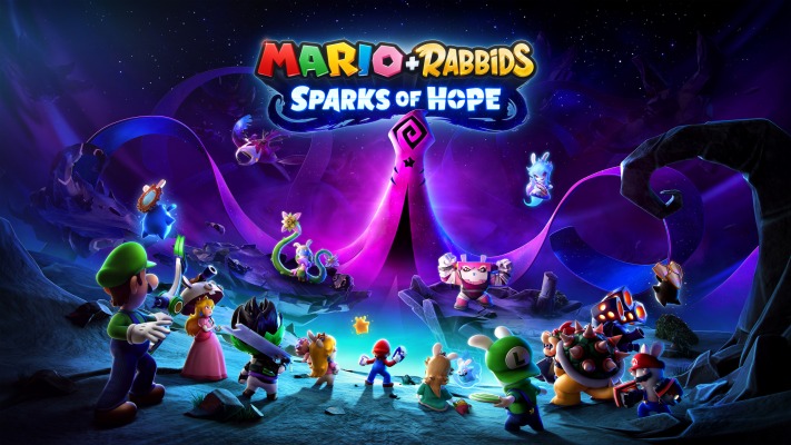 Mario + Rabbids Sparks of Hope. Desktop wallpaper