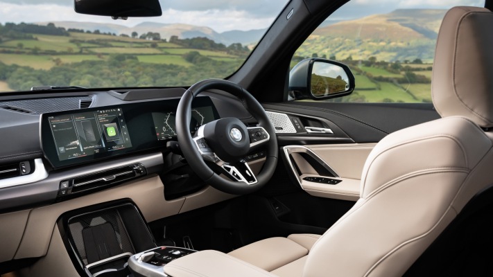 BMW X1 xDrive23i M Sport UK Version 2023. Desktop wallpaper