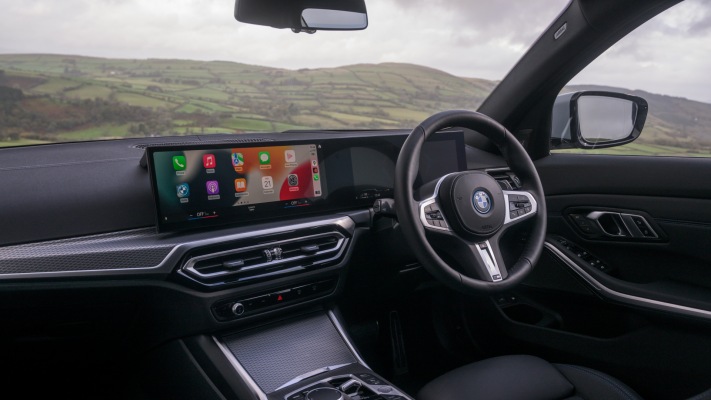 BMW 330e xDrive Touring UK Version 2023. Desktop wallpaper