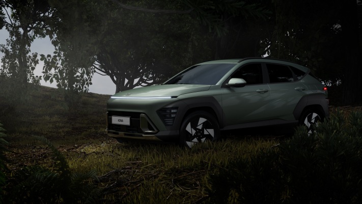 Hyundai Kona 2024. Desktop wallpaper