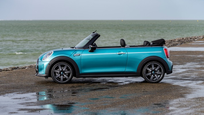 MINI Cooper S Convertible Seaside Edition 2023. Desktop wallpaper