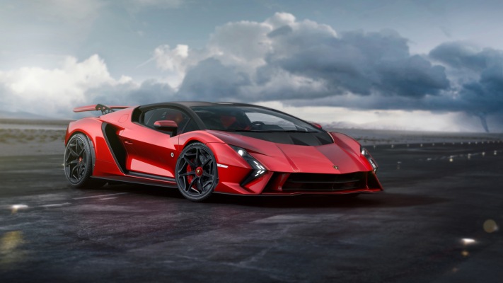 Lamborghini Invencible 2023. Desktop wallpaper