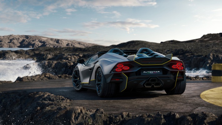 Lamborghini Autentica 2023. Desktop wallpaper