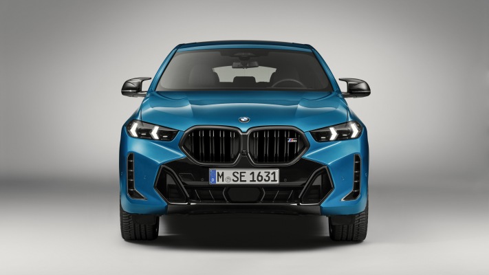 BMW X6 M60i xDrive 2024. Desktop wallpaper