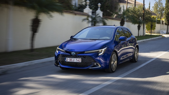 Toyota Corolla Hatchback 2023. Desktop wallpaper