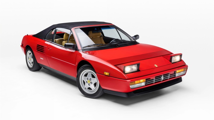 Ferrari Mondial T Cabriolet 1990. Desktop wallpaper