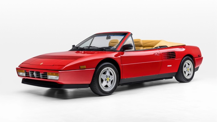 Ferrari Mondial T Cabriolet 1990. Desktop wallpaper