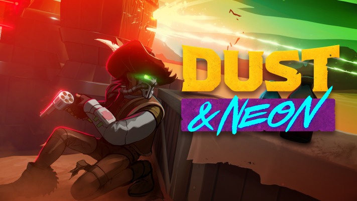 Dust & Neon. Desktop wallpaper