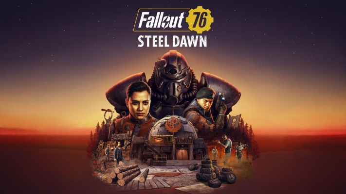 Fallout 76: Steel Dawn. Desktop wallpaper