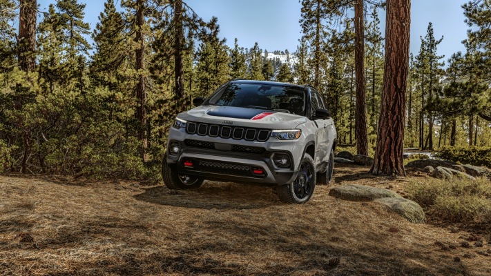 Jeep Compass Trailhawk 2023. Desktop wallpaper