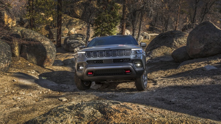 Jeep Compass Trailhawk 2023. Desktop wallpaper