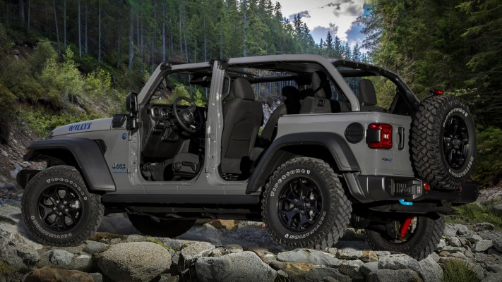 Jeep Wrangler 4xe Willys 2023. Desktop wallpaper