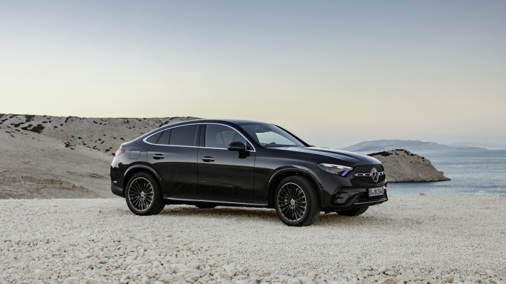 Mercedes-Benz GLC Coupe 2024. Desktop wallpaper