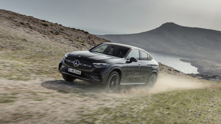 Mercedes-Benz GLC Coupe 2024. Desktop wallpaper