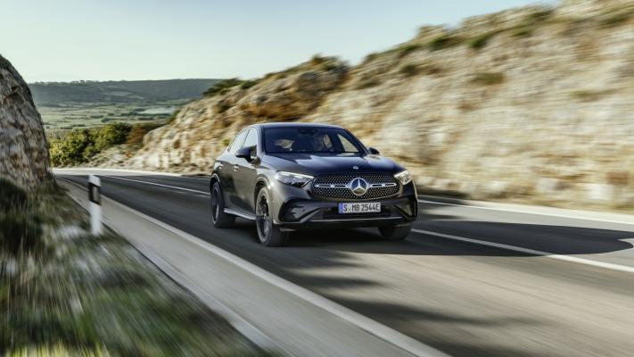 Mercedes-Benz GLC Coupe 2024. Desktop wallpaper