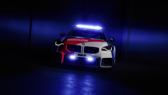 BMW M2 MotoGP Safety Car 2023. Desktop wallpaper