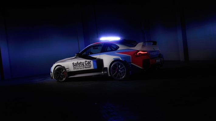 BMW M2 MotoGP Safety Car 2023. Desktop wallpaper