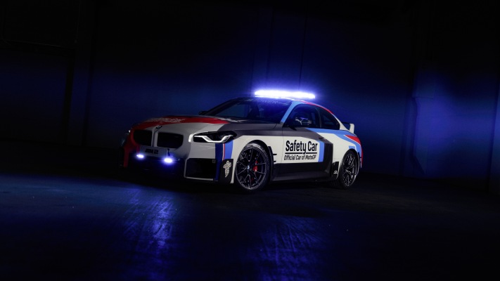 BMW M2 MotoGP Safety Car 2023. Desktop wallpaper