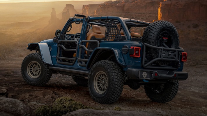 Jeep Wrangler Rubicon 4xe Departure Concept 2023. Desktop wallpaper