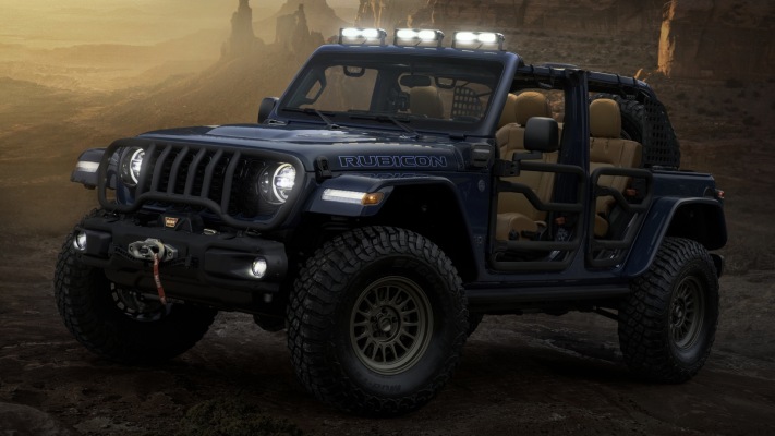 Jeep Wrangler Rubicon 4xe Departure Concept 2023. Desktop wallpaper