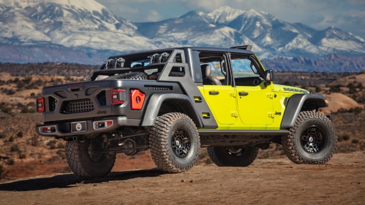 Jeep Gladiator Rubicon Sideburn Concept 2023. Desktop wallpaper