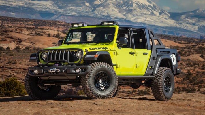 Jeep Gladiator Rubicon Sideburn Concept 2023. Desktop wallpaper