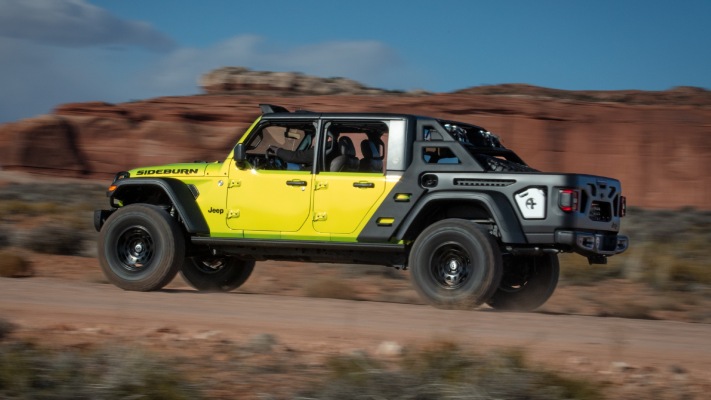 Jeep Gladiator Rubicon Sideburn Concept 2023. Desktop wallpaper