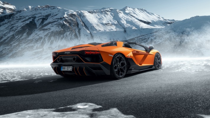 Lamborghini Aventador LP 780-4 Ultimae Roadster Novitec 2023. Desktop wallpaper