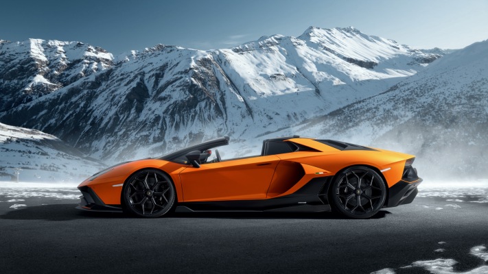 Lamborghini Aventador LP 780-4 Ultimae Roadster Novitec 2023. Desktop wallpaper