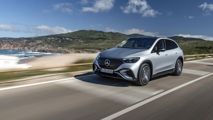 Mercedes-Benz EQE 350+ SUV 2024. Desktop wallpaper