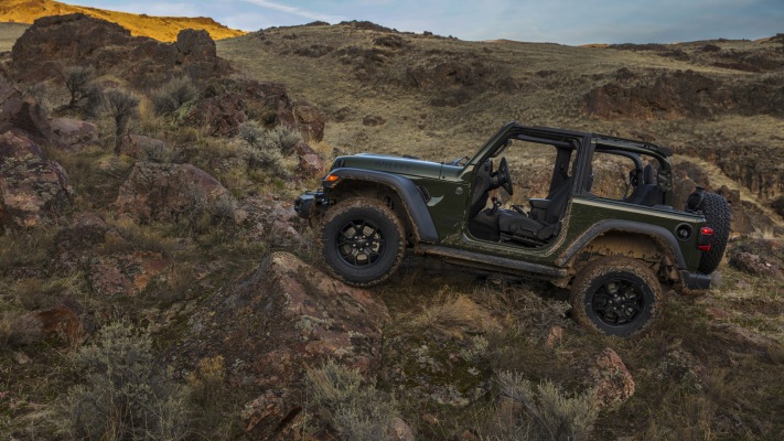 Jeep Wrangler Willys 2024. Desktop wallpaper