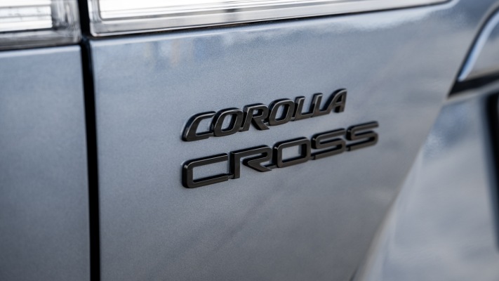 Toyota Corolla Cross Hybrid S USA Version 2023. Desktop wallpaper